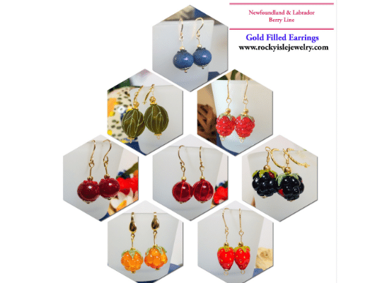 Berry Earrings Graphic Rocky Isle Jewelry