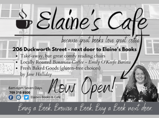 Elaines Cafe is Now Open flyer