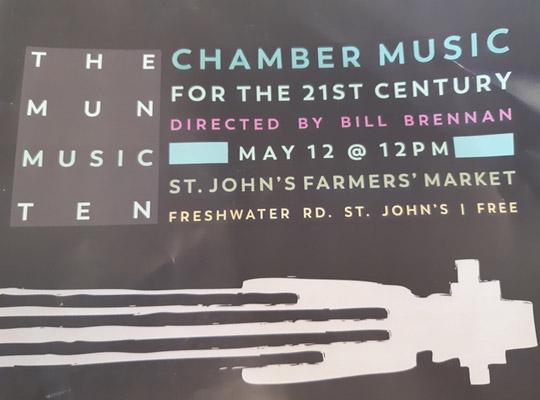 signage for Chamber Music community event