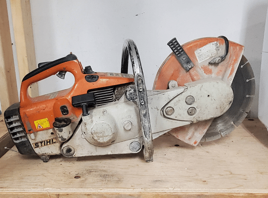 industrial concrete saw for lending at the St Johns Tool Library