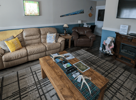 Cozy Living Space at The Trailway Hub