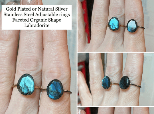 Faceted Labradorite Rings Rocky Isle Jewelry