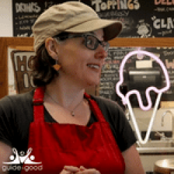 Inside Scoop - ice cream with The Waffle Lady
