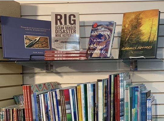 selection of Newfoundland books sold at the Heritage Shop