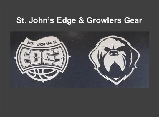 St. John's Edge and Newfoundland Growlers logo on black background